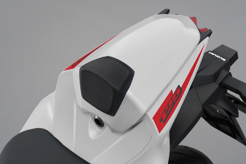 Buddyseat cover GSX-S/R125 Wit