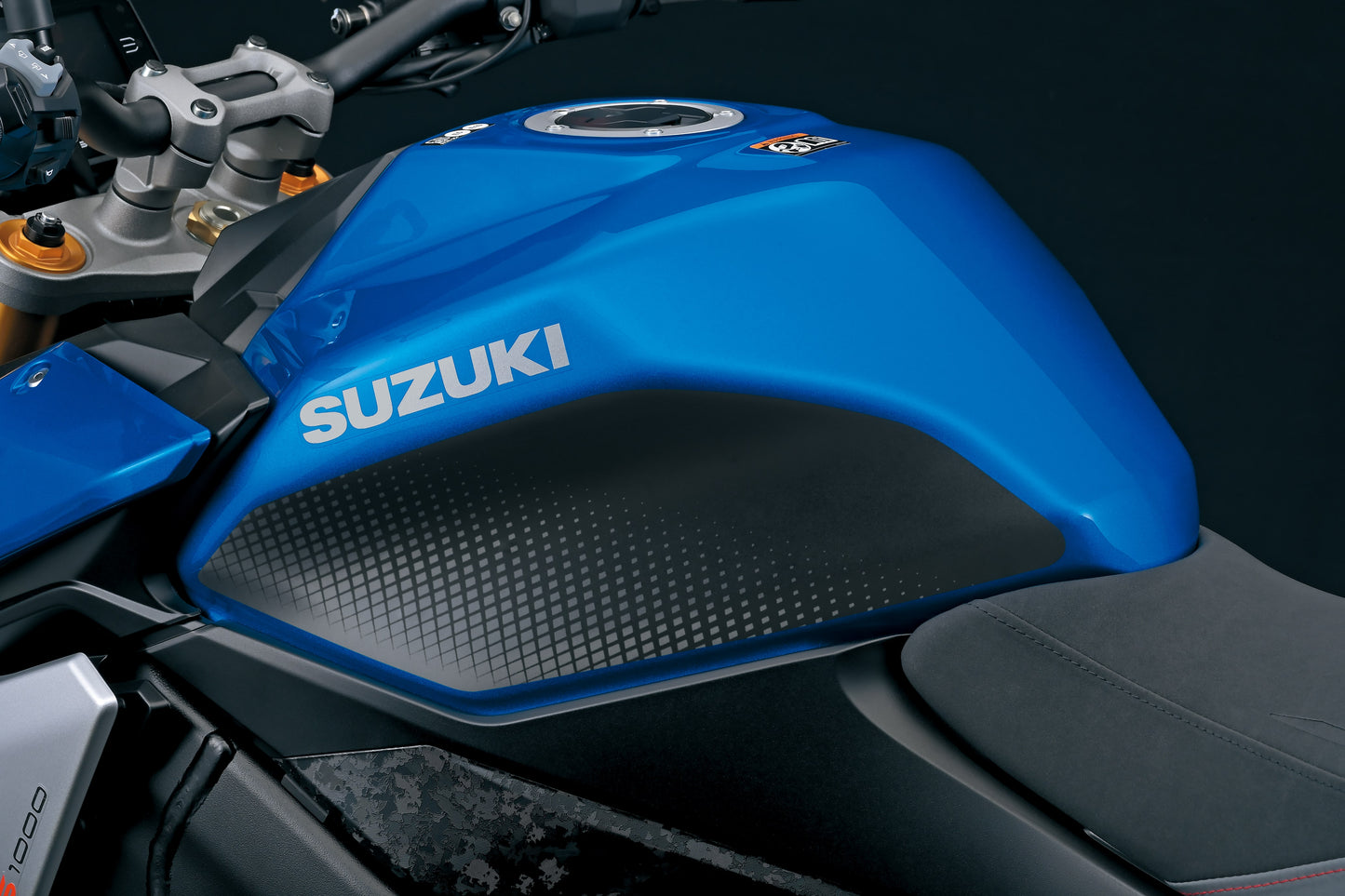 Tank protectie zwart GSX-S