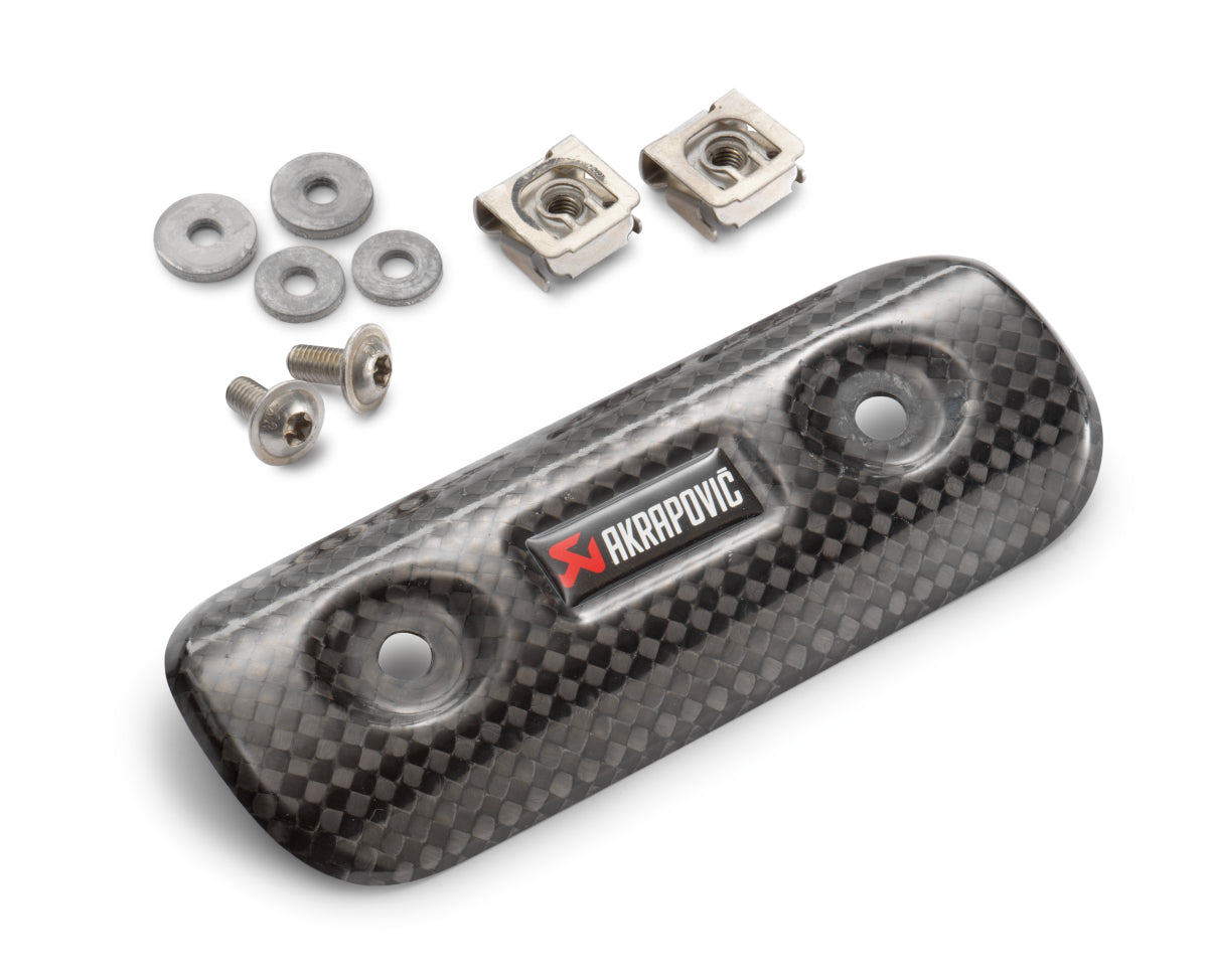 Akrapovič Heat Protection — Carbon, Stone Guard