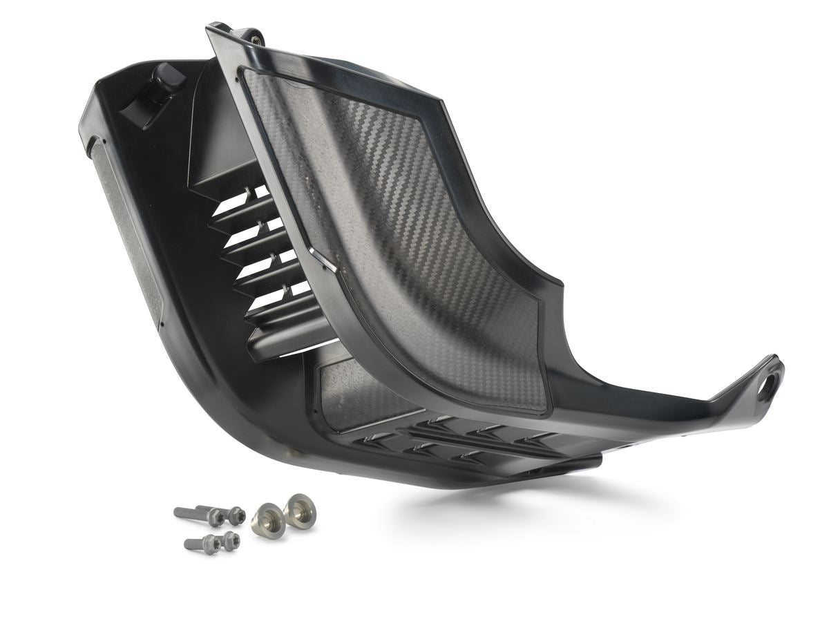 Factory Skid Plate — Carbon Fiber, Off-Road Protection