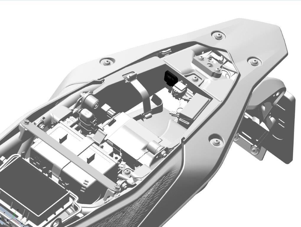 USB-A power outlet — KTM Adventure 2019-2025