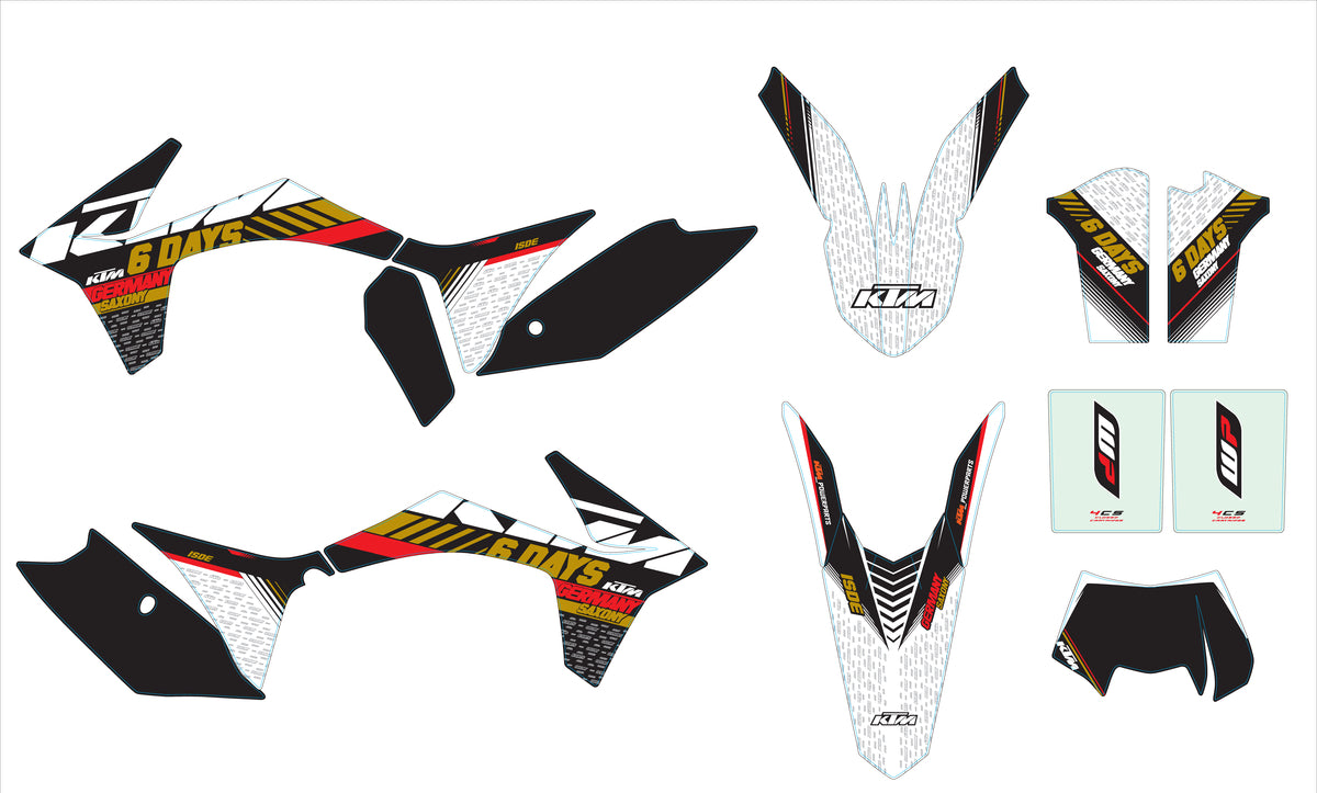 Germany Six Days graphics kit