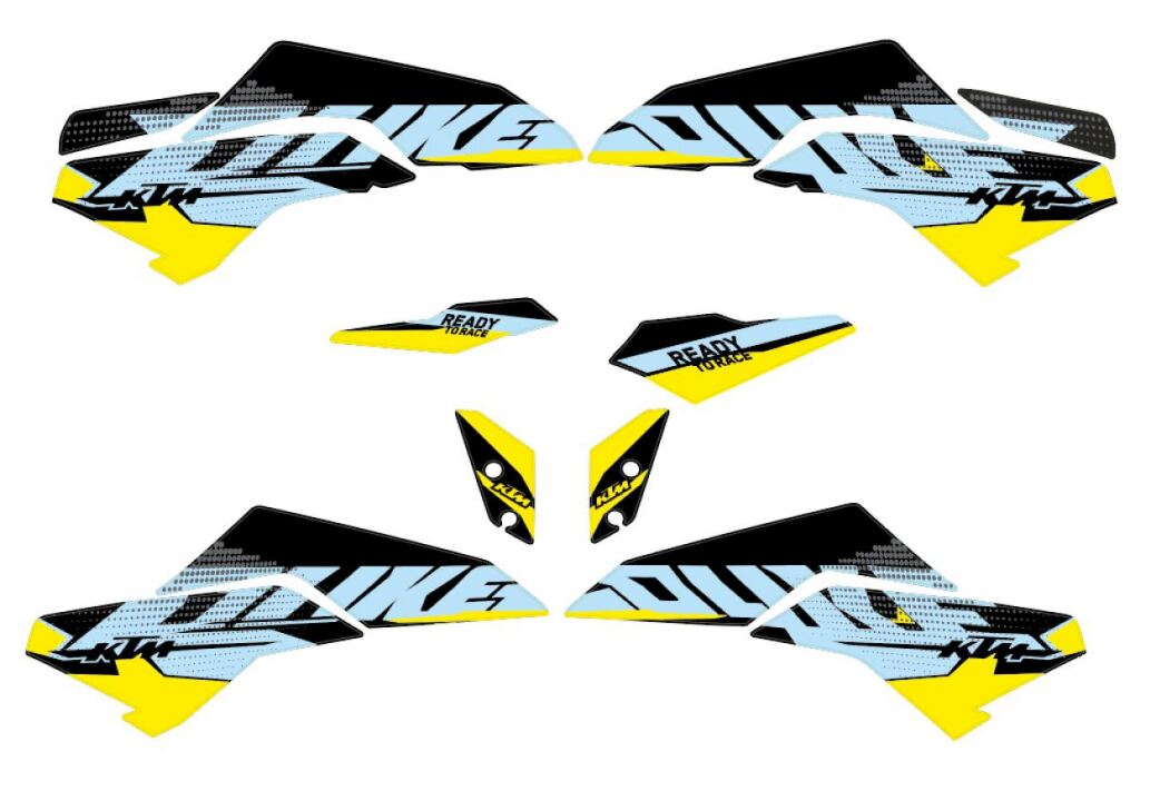 Style sticker kit — KTM 250 Duke/390 Duke 2024-2025