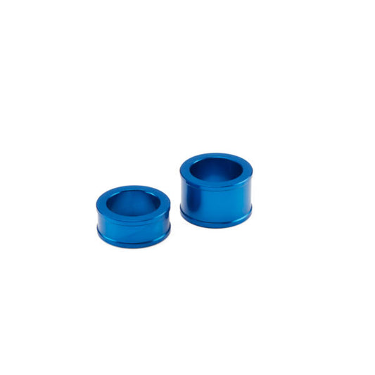 Blauwe afstandsbus voorwiel 20 mm
