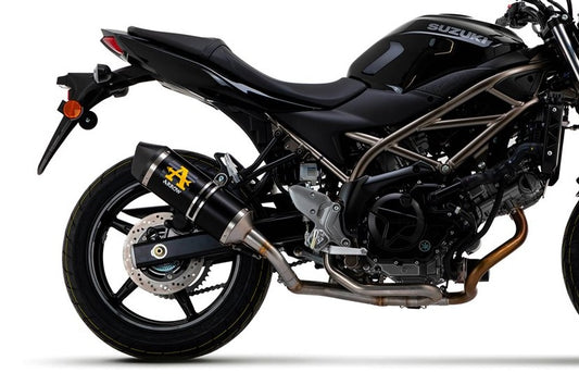 Arrow uitlaat SV650 zwart E4 goedgekeurd