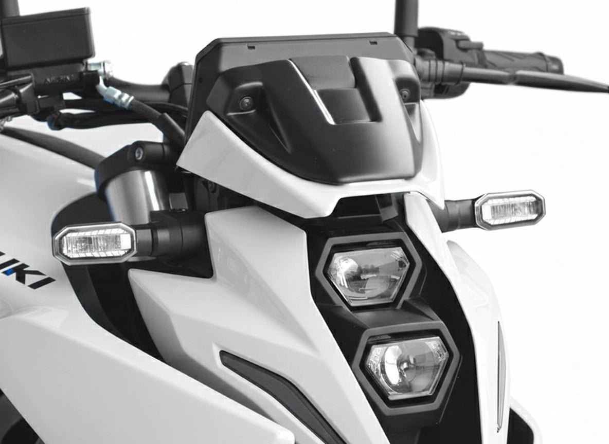 Flyscreen GSX-8S wit/zwart