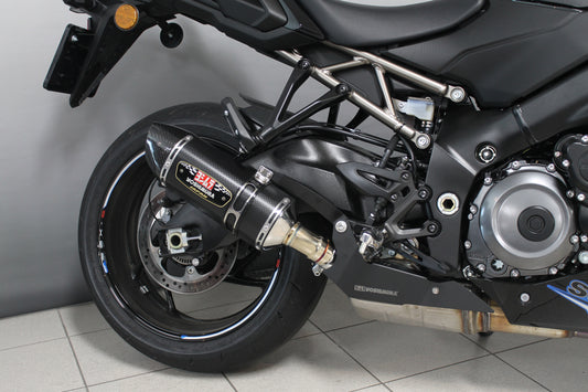 Yoshimura R77 slip-on Zwart GSX-S(GT)