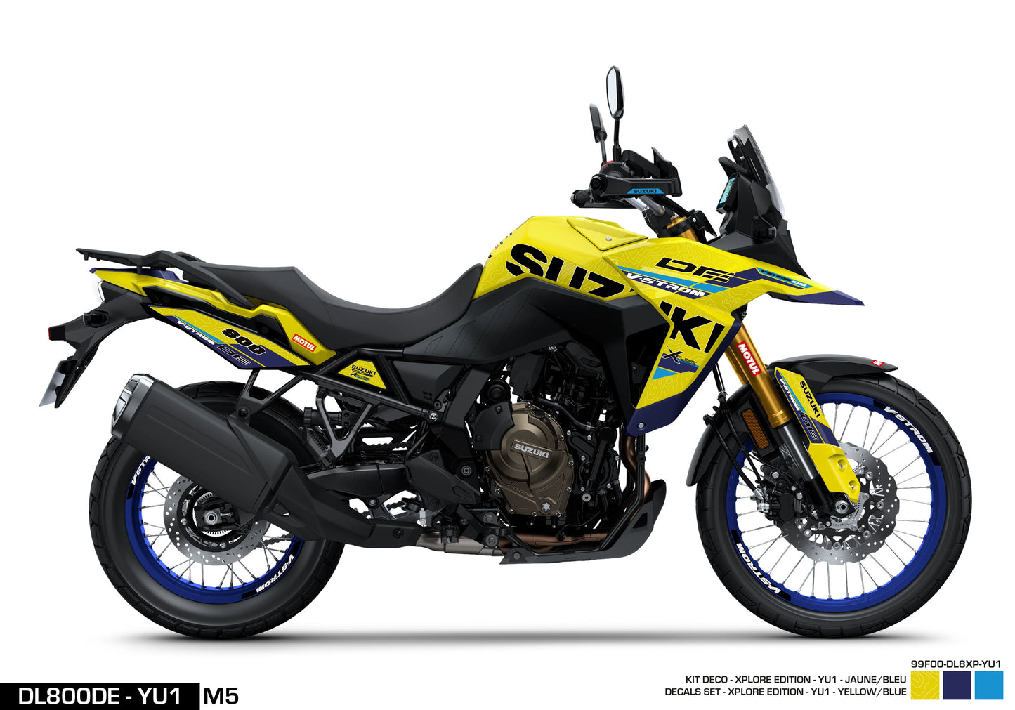 Stickerset V-Strom 800DE Xplore YU1