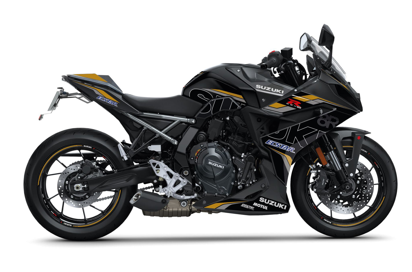 Stickerset GSX8R Sport, zwart/goud