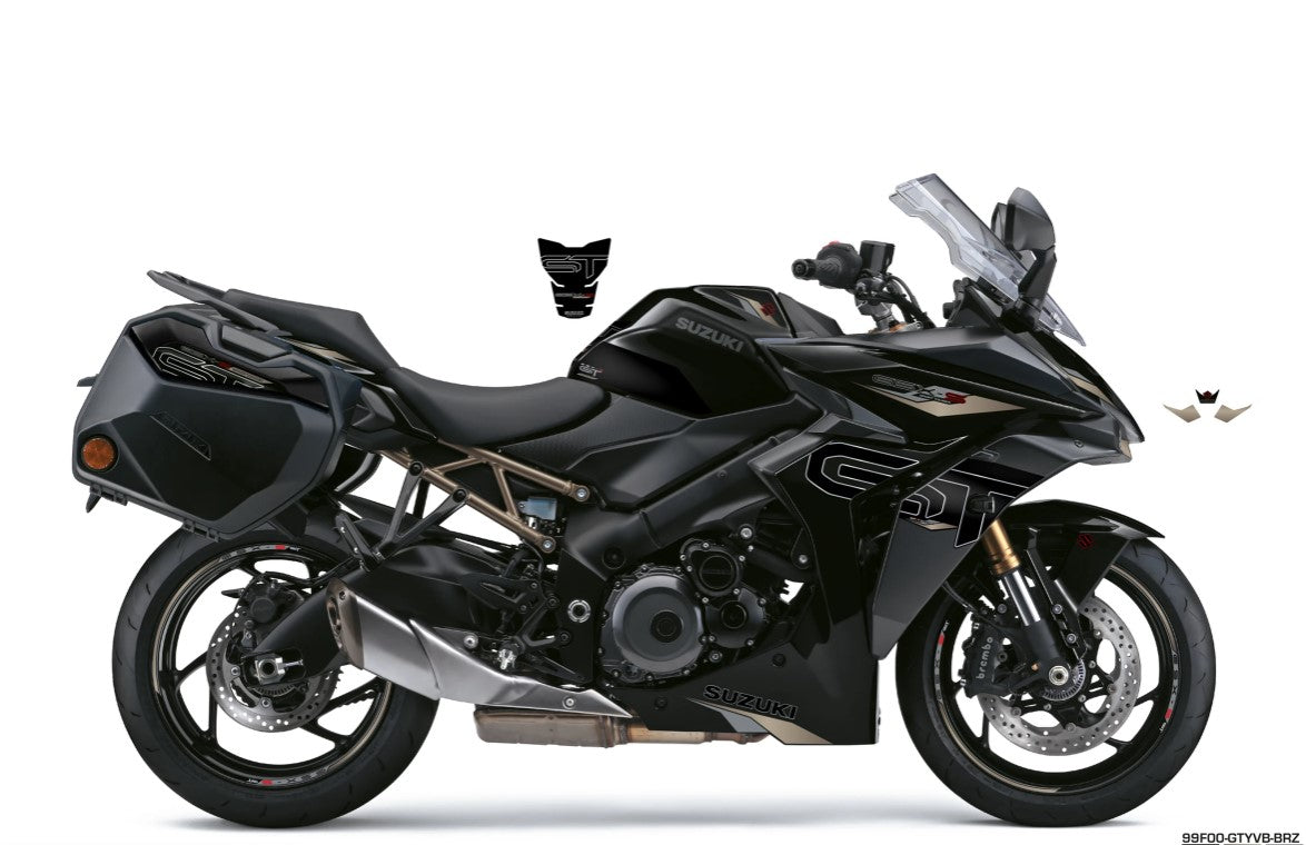 Stickerset GSX-S GT YVB Zwart/Brons