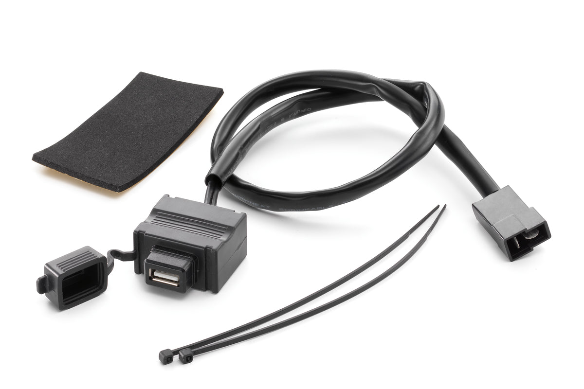 USB-A power outlet kit — KTM All Models 2008-2025