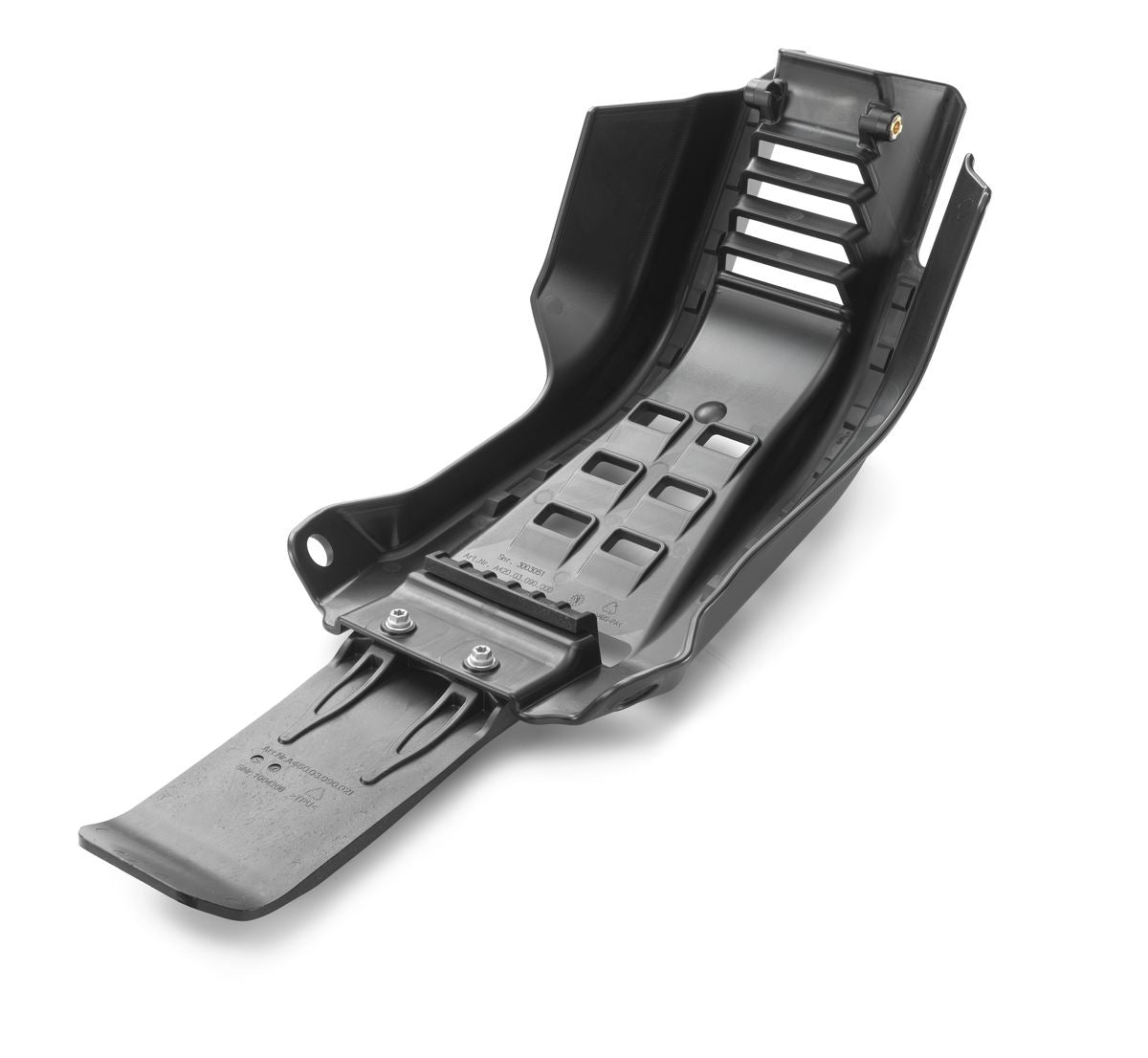 Skid plate with linkage protection — KTM 125 XC-W/125 SX 2023-2026