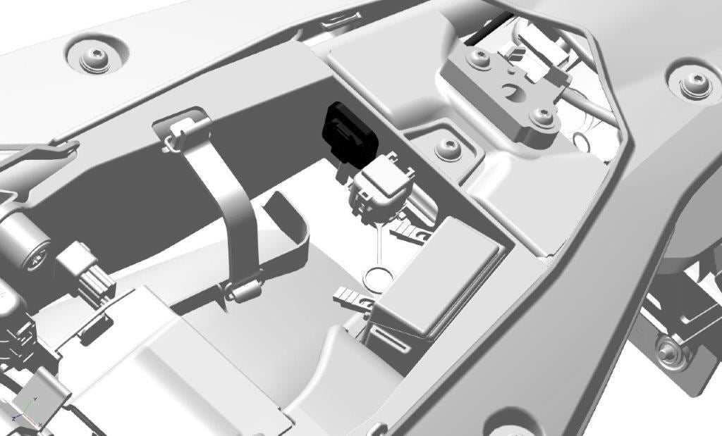 USB-A power outlet — KTM Adventure 2019-2025