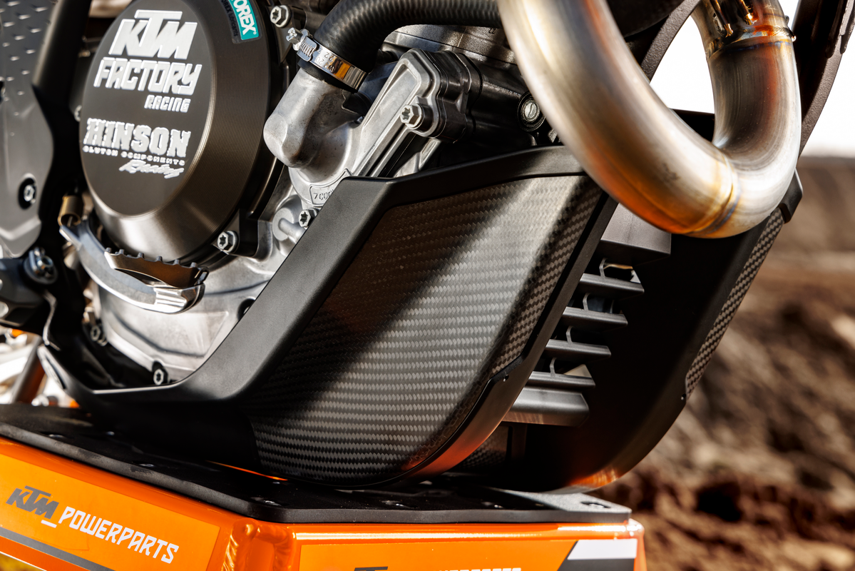 Factory skid plate — KTM MX 2023-2026