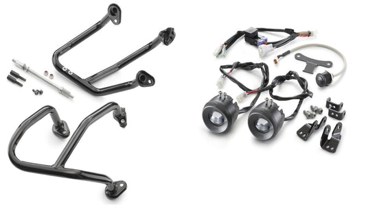 Crash bar-fog light kit — KTM 390 Adventure 2022-2024