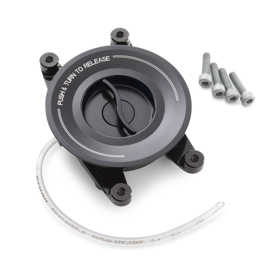 Fuel tank quick lock