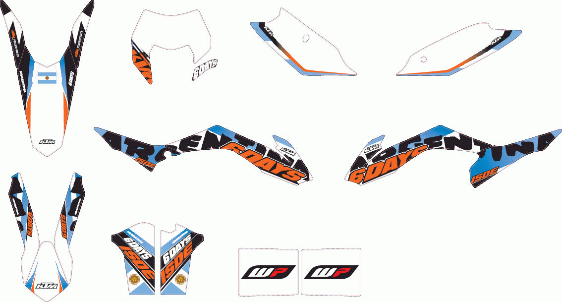Argentina Six Days graphics kit
