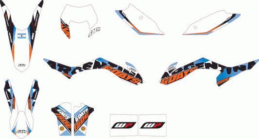 Argentina Six Days graphics kit