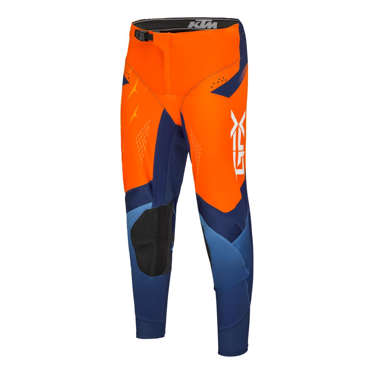 GRAVITY-FX PANTS ORANGE/BLUE 
