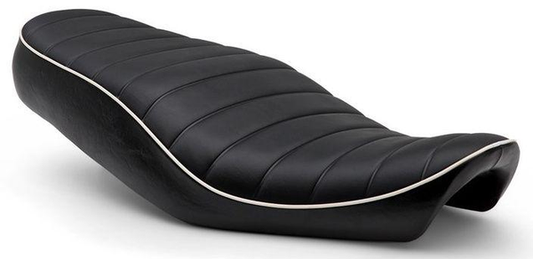 Lowered Saddle with White Piping (W800)